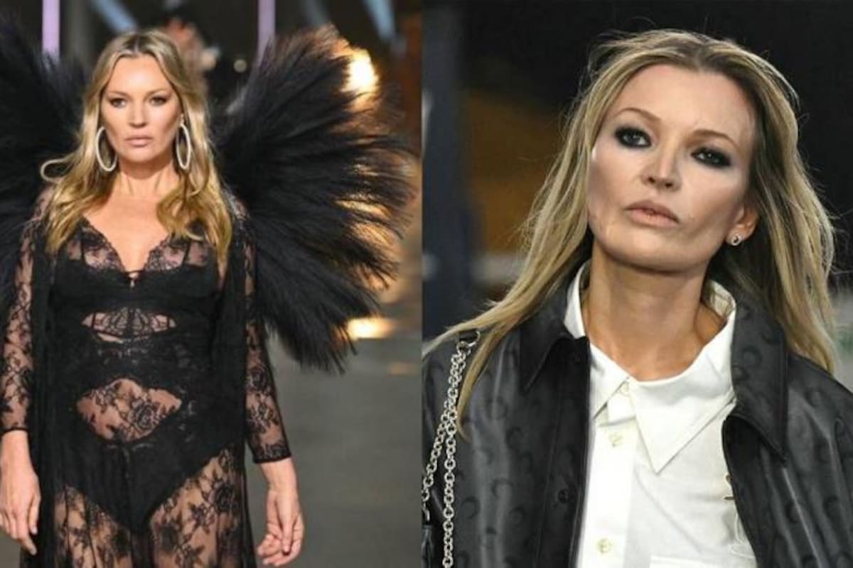 ¿La misma supermodelo? ¿Cuál es Kate Moss y cuál su doble?