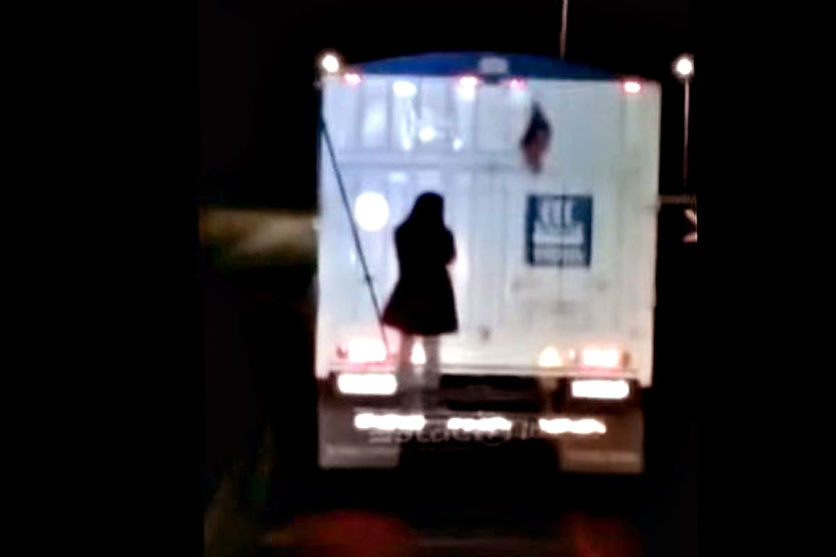 La misteriosa imagen que sorprendió a un conductor