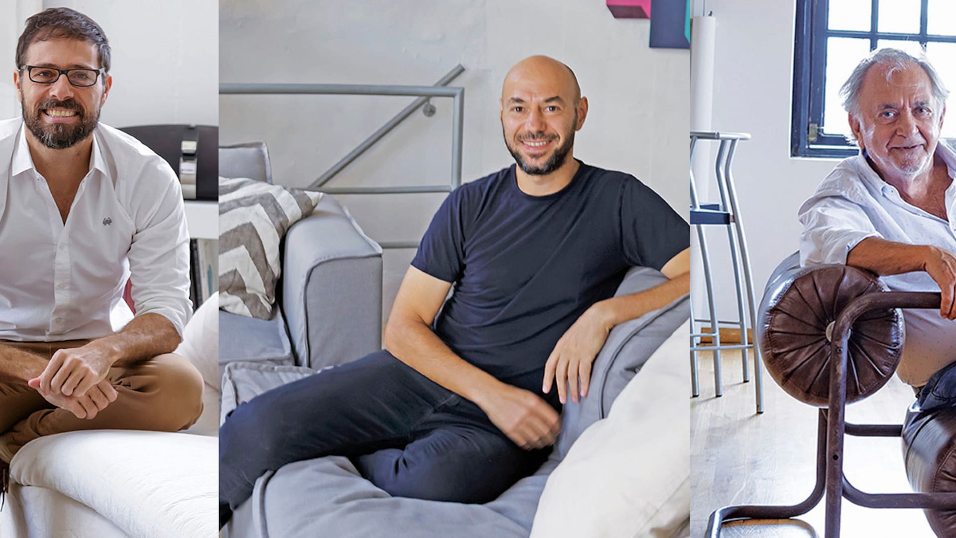 La mística de los Silos de Dorrego sigue intacta. El primer complejo industrial que se transformó en viviendas tipo loft a mediados de los 90 continúa cautivando a estos tres vecinos orgullosos de pertenecer a una comunidad sólida y con identidad propia.