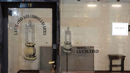 La mítica librería La Ciudad, hoy vacía