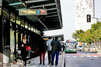 La modalidad debutó en 2011 en la avenida Juan B. Justo; el corredor de la 9 de Julio (foto) es paradigmático