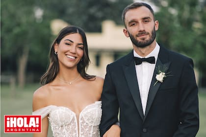 La modelo Agustina Bascerano y el futbolista Germán Pezzella celebraron su fiesta de casamiento el sábado 23 de diciembre en el Dok Haras, en Exaltación de la Cruz.