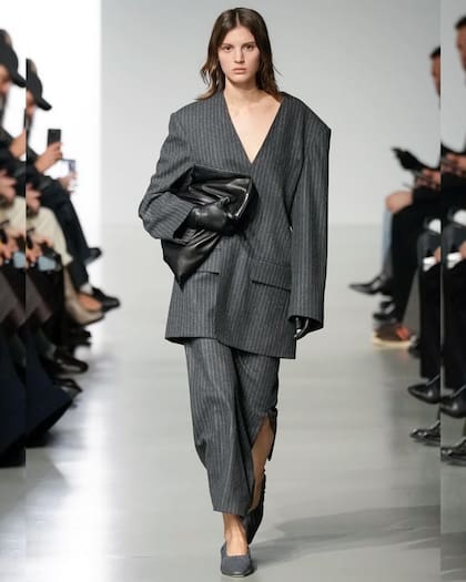 La modelo argentina María Cósima, en la pasarela de Gauchere
