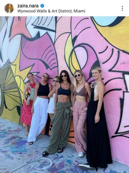 La modelo argentina Zaira Nara y un reciente viaje de amigas a Miami, ¿aplicará también para ella la curiosa sentencia?