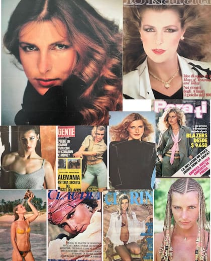 La modelo causó furor entre los 80 y 90 siendo una de las figuras del modelaje más destacadas de Argentina