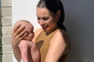 La modelo compartió el tierno momento de su hija (Foto Instagram @pampitaoficial)