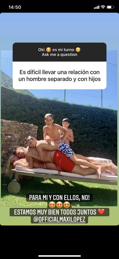 La modelo contestó preguntas de sus seguidores.