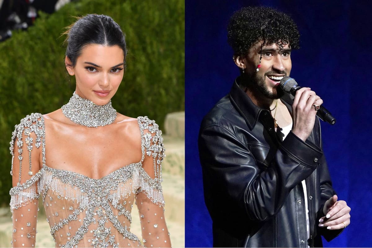 La modelo Kendall Jenner y el rapero Bad Bunny estuvieron el fin de semana en el mismo restaurante, salieron prácticamente a la vez, y encendieron los rumores