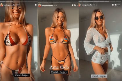 La modelo lució distintos diseños de bikinis y dejó sin aliento a sus seguidores