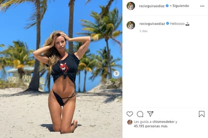 La modelo lució un osado modelo de bikini que hizo dudar a sus seguidores