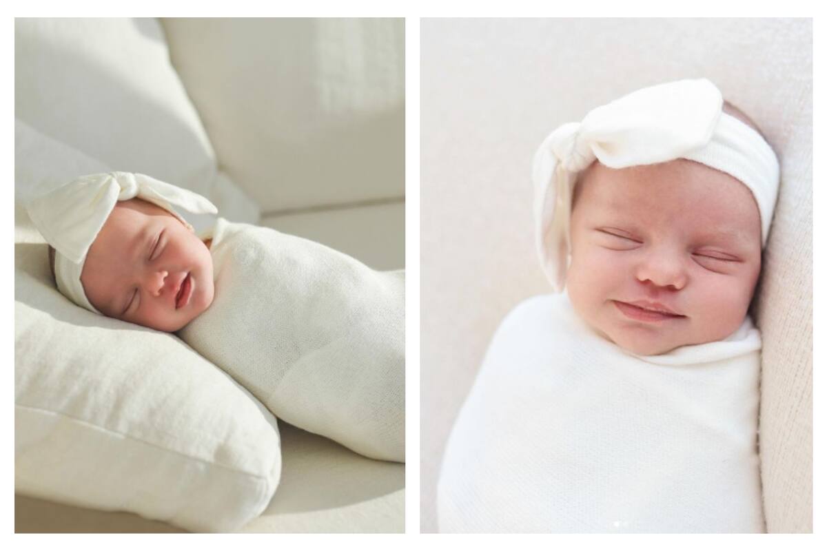 La modelo mostró las primeras fotos profesionales de su hija, Ana García Moritán Ardohain