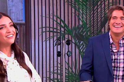 La modelo recordó una vieja producción de fotos junto al periodista y generó una divertida nostalgia en el programa