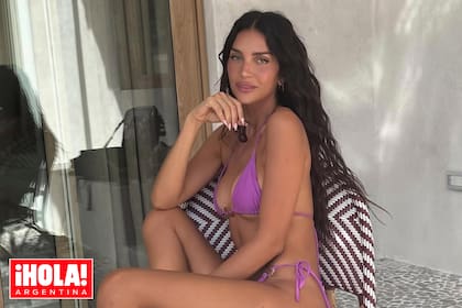 La modelo se muestra nuevamente ilusionada