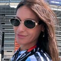 El look de Pampita en la final del Mundial en Nueva York