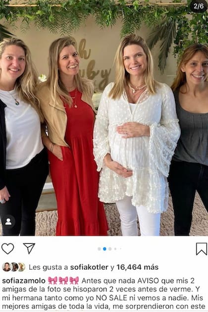 La modelo subió imágenes de la celebración junto a amigas, luego aclaró en los comentarios que se tomaron todos los recaudos, y finalmente, borró las imágenes y los posteos