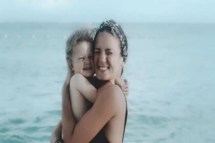 La modelo y conductora está de vacaciones con su familia en Punta Cana.