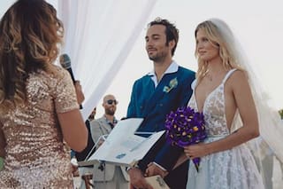 Liz Solari se casó por segunda vez con Walter Fara