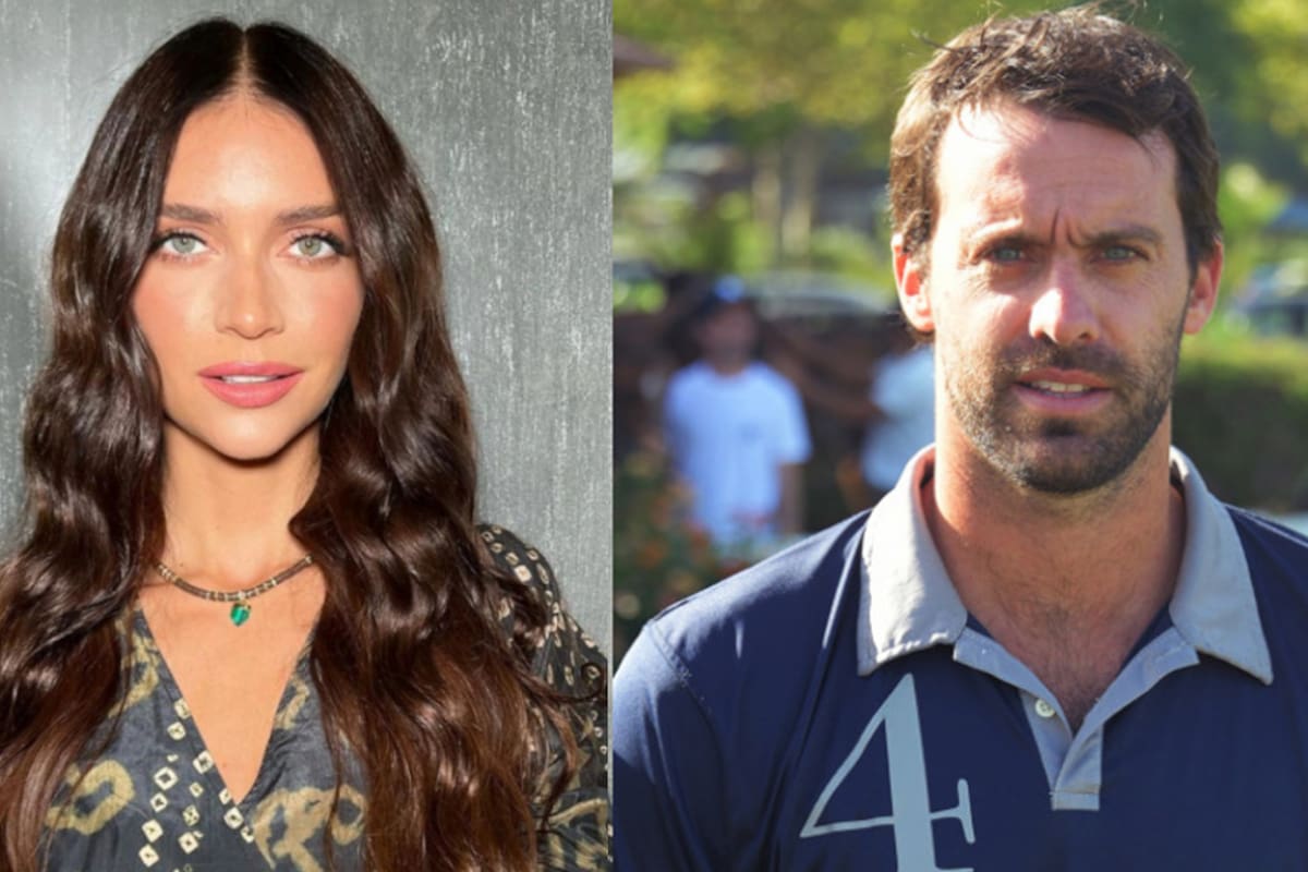 La modelo y conductora, Zaira Nara, junto al polista Facundo Pieres