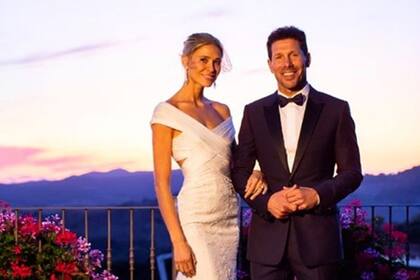 La modelo y el DT del Club Atlético de Madrid celebraron su boda en Italia