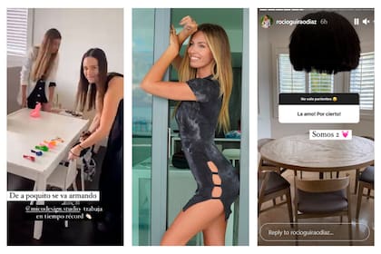 La modelo y empresaria compartió a través de las stories de Instagram distintos ambientes de la casa que comparte con su marido Nicolás Paladini e hijos