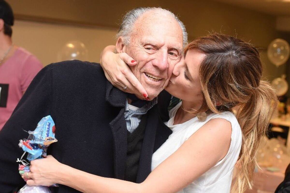 La modelo y su abuelo Kaki tienen una estrecha y cariñosa relación.