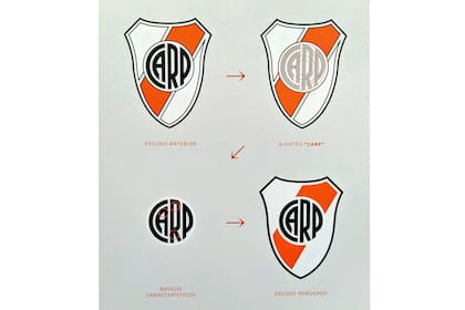 La modernización del escudo de River, en detalle