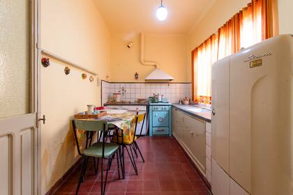 La modesta cocina de la casa.