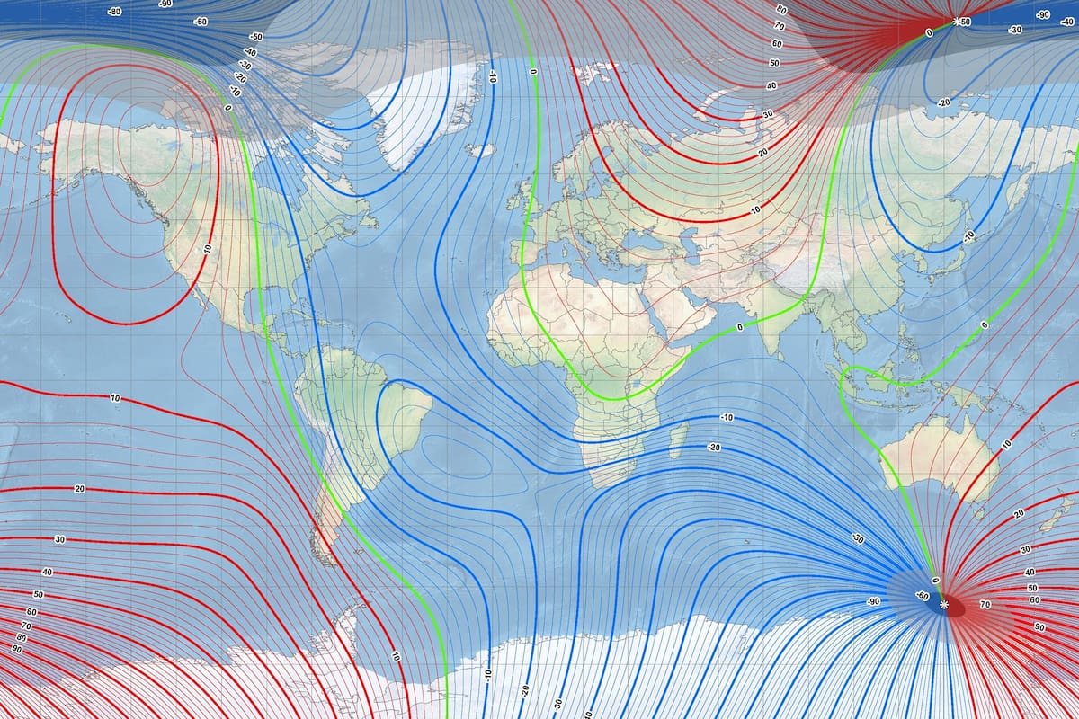 La modificación del polo magnético de la Tierra cambiará varios aspectos en 2026