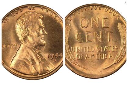La moneda acuñada en 1944 encabeza la lista de las más valiosas