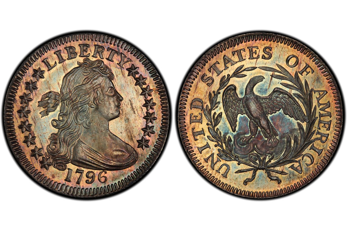 La moneda conocida como Draped Bust Quarter alcanzó el valos de US$152.400 en Heritage Auctions