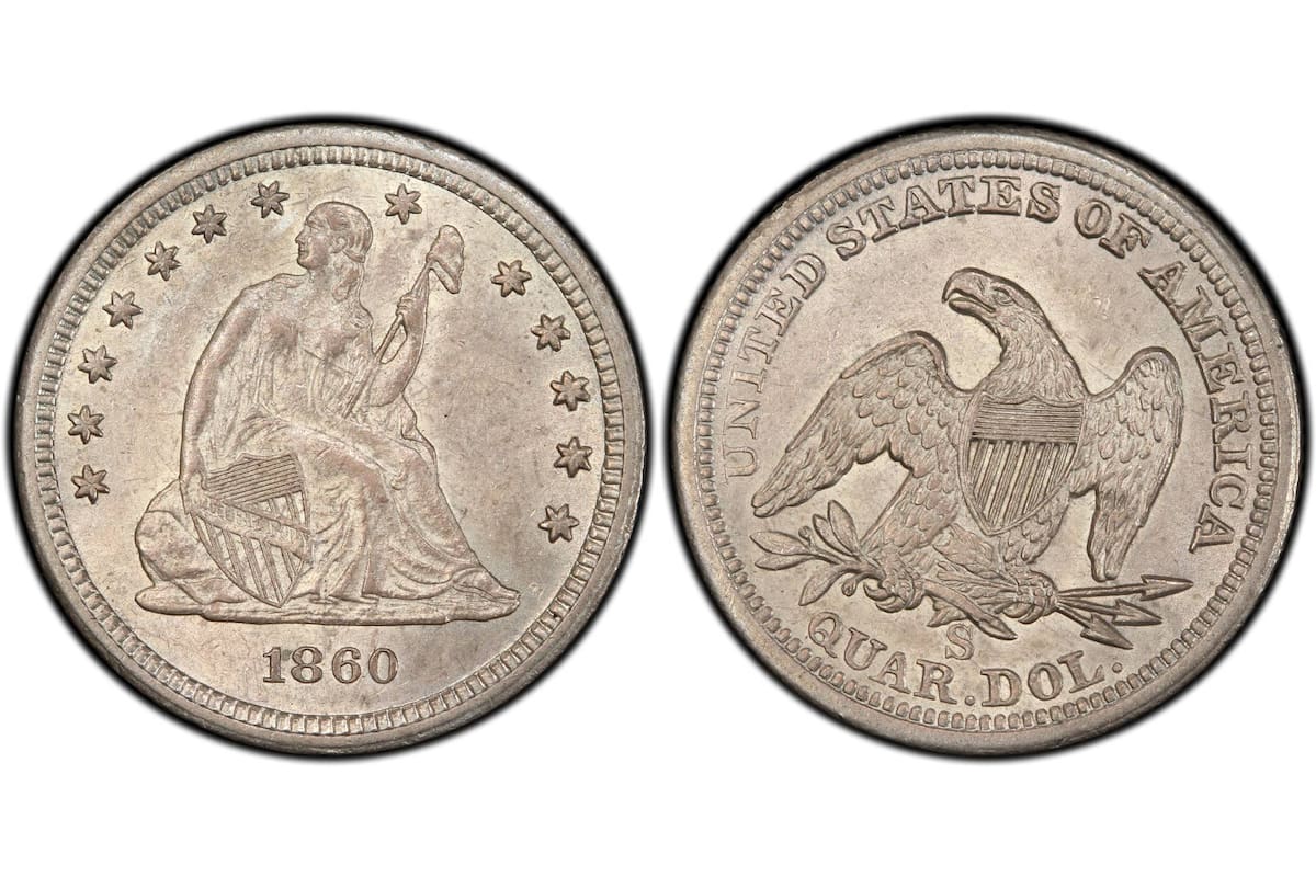 La moneda de 1860 puede alcanzar valores elevados en el mercado de coleccionistas debido a varias características