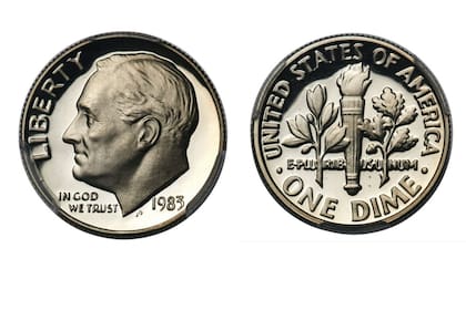 La moneda de 1983 que puede valer hasta 4800 dólares no tiene la letra “s”, que corresponde a la casa editora, como las demás de su serie