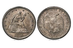 La moneda de 20 centavos de dólar que se subastó por US$870.000