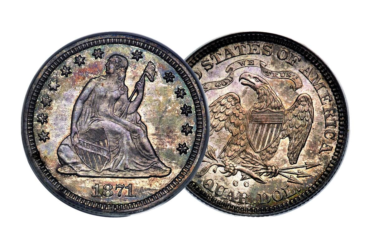 La moneda de cuarto de dólar fue vendida en la plataforma de subasta debido a un particular detalle