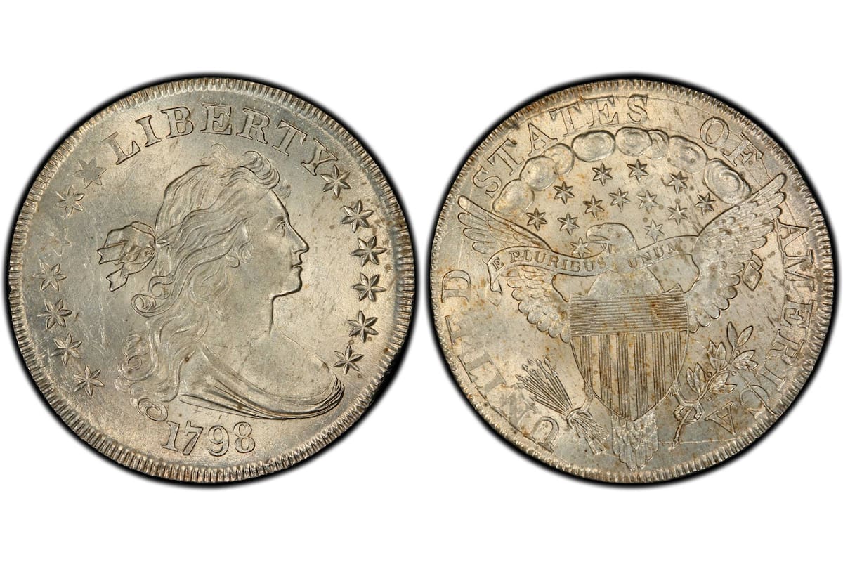 La moneda de gran valor es parte de la serie denominada como "busto drapeado"