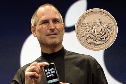 La moneda de US$1 con diseño de Steve Jobs será parte de una colección de La Casa de la Moneda de EE.UU. (usmint.gov)