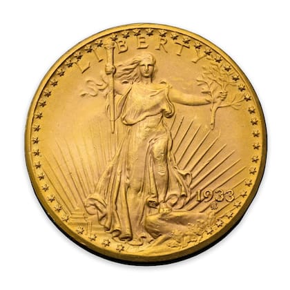 La moneda está compuesta de 90% oro y 10% cobre
