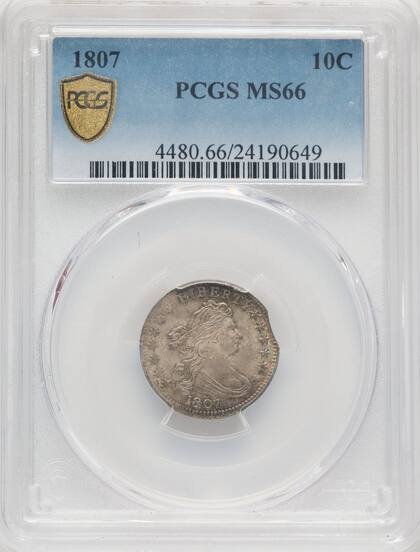 La moneda fue calificada por PCGS con el grado de MS66 debido a su buen estado de conservación