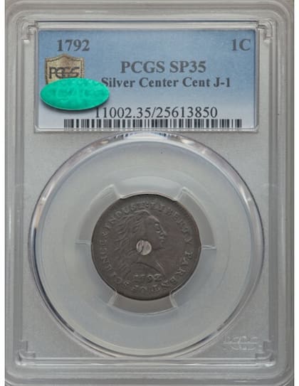 La moneda fue valorada por PCGS con PS35 debido a su calidad de conservación