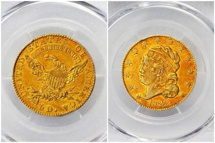 La moneda fue vendida en 2021 por más de ocho millones de dólares