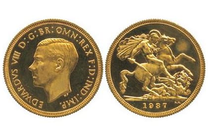 La moneda nunca salió a circulación y se acuñaron solo unas pocas unidades