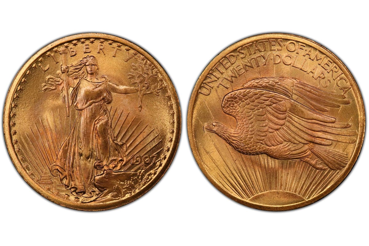 La moneda, perteneciente a la serie "Saint-Gaudens", se convirtió en una de las más valiosas del mercado debido a un detalle característico en el canto