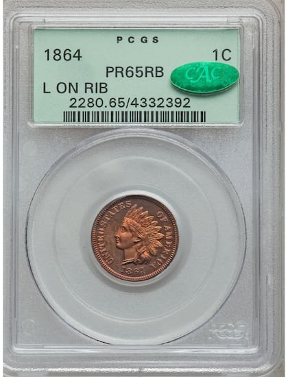 La moneda recibió la clasificación de PR65 por PCGS