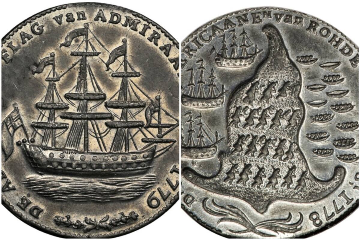 La moneda Rhode Island Ship Token tiene un altísimo valor histórico