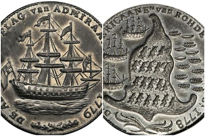 La moneda Rhode Island Ship Token tiene un altísimo valor histórico