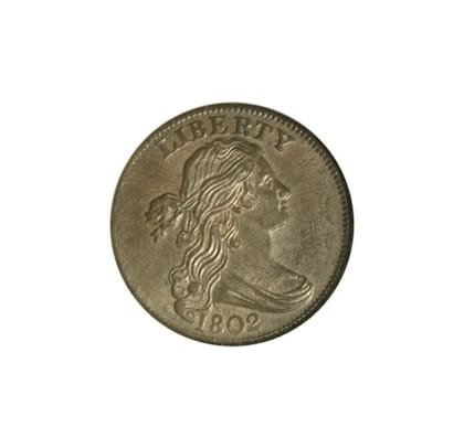 La moneda valiosa fue acuñada en 1802