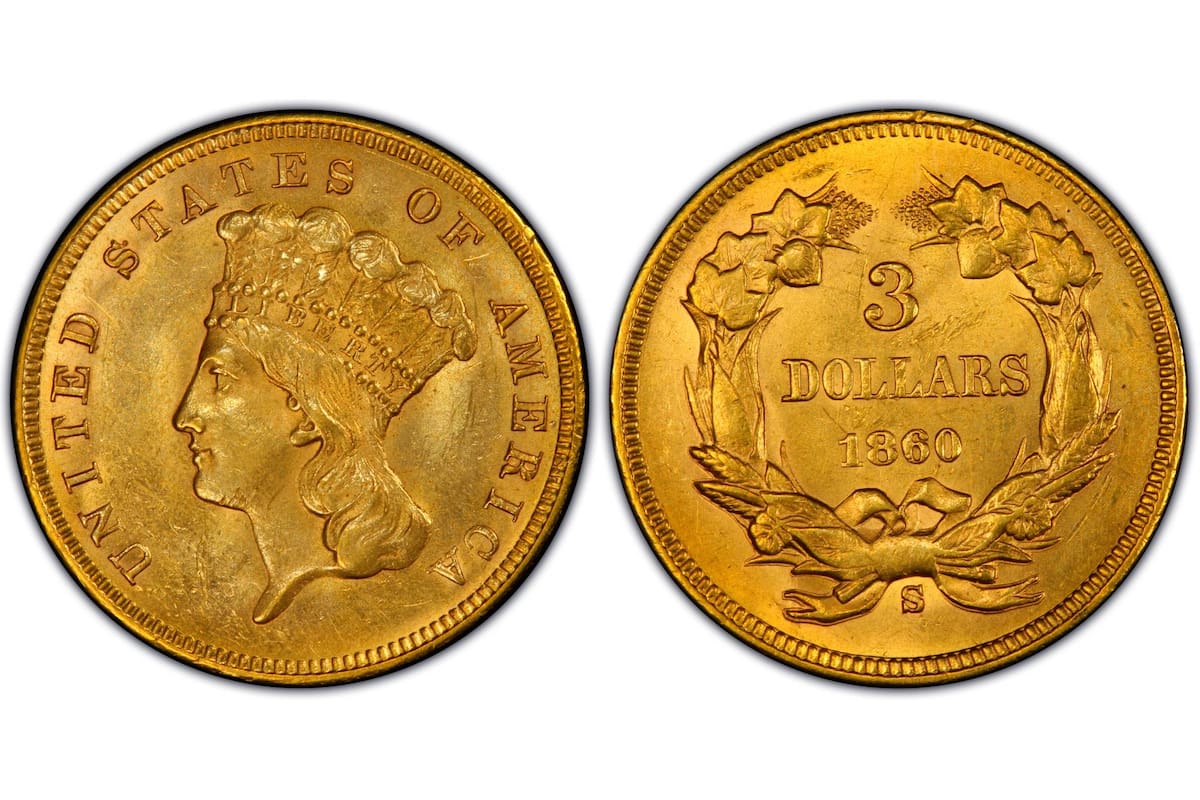 La moneda valiosa pertenece a la serie conocida como "Princesa india" que comenzó a circular en 1854