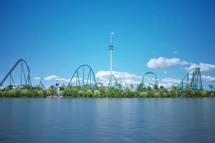 La montaña rusa de SeaWorld Orlando tiene olas artificiales y los visitantes podrán surfear en ellas