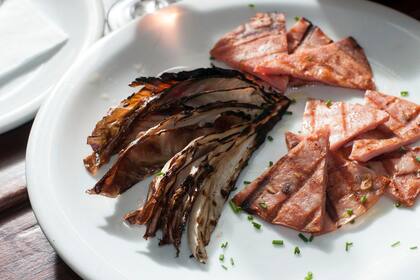 La mortadela grillada