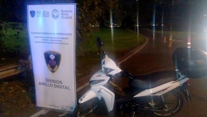 La moto robada